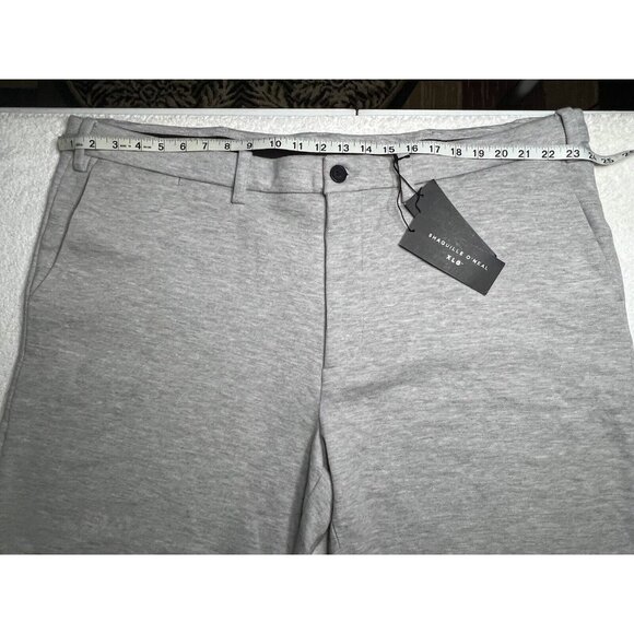 New Shaquille O'Neal Knit Shorts, Mens SZ 50 Heather Gray Stretch - Picture 1 of 4